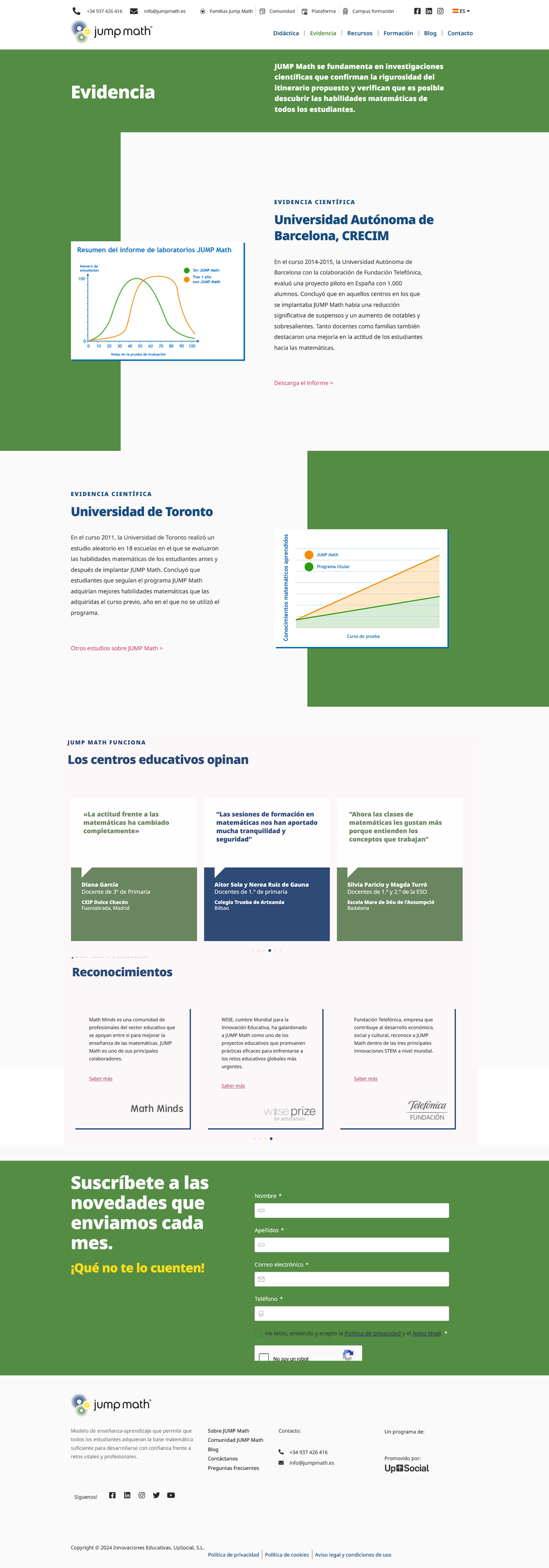 Jump Math new website